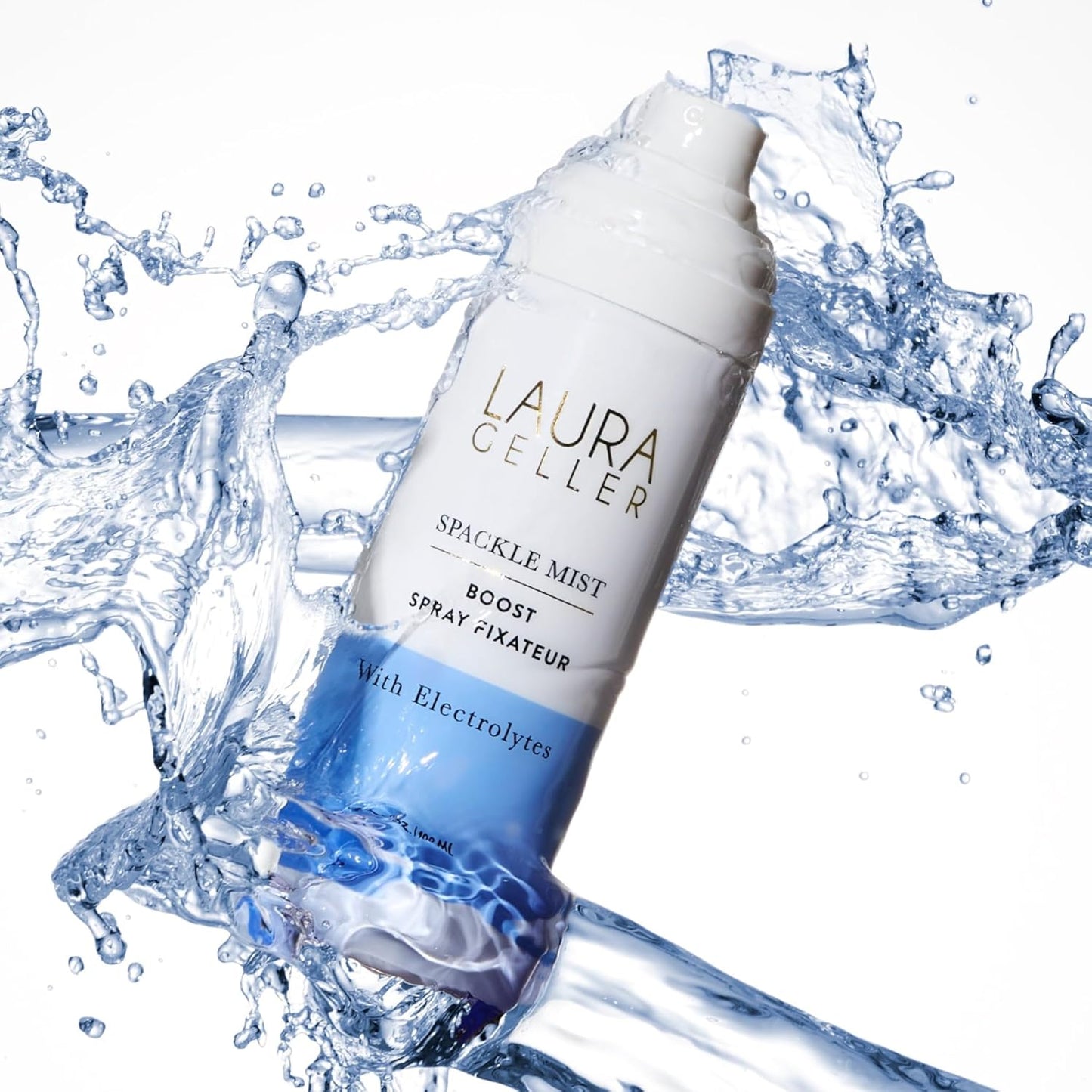Laura Geller Spackle Mist Boost Setting Spray – Hydrating Dewy Makeup Mist with Electrolytes & Blue Light Protection, Long-Lasting, 01 Electrolytes