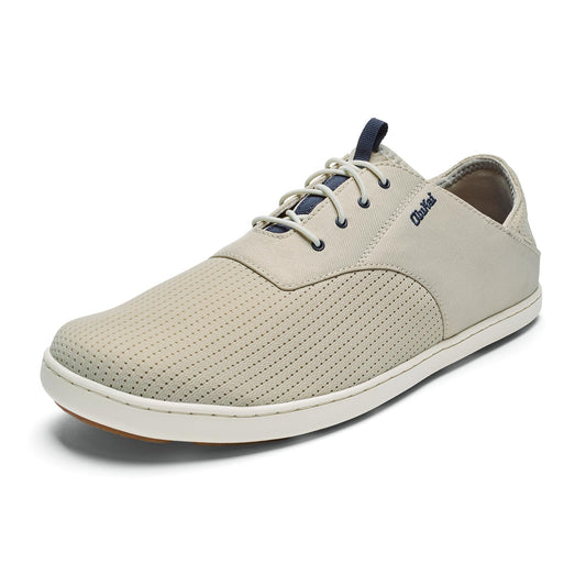 OLUKAI Nohea Moku Men's No Tie Boat Shoes, Breathable & Quick Dry Mesh, Effortless Design & Barefoot Wearability, All-Day Comfort & Support