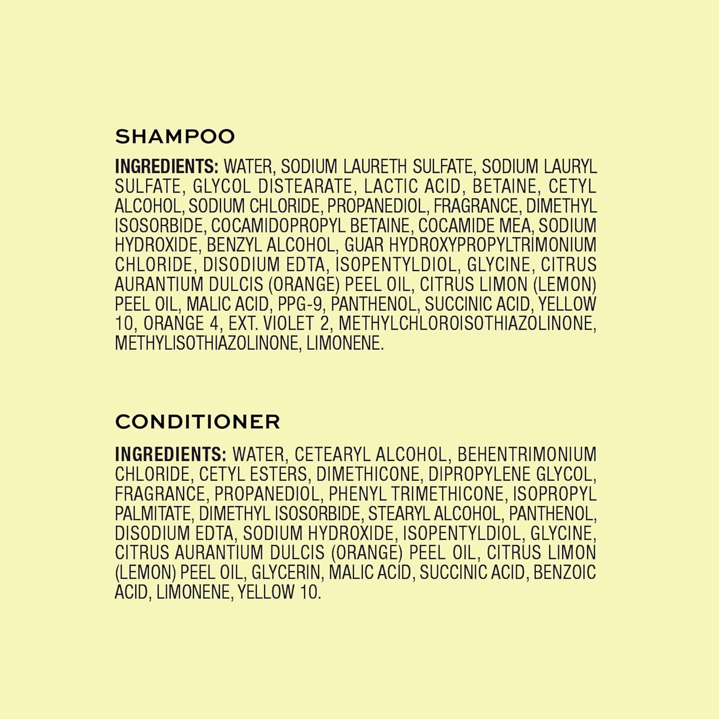 John Frieda Sheer Blonde Go Blonder Shampoo & Conditioner Set – Gradually Lightens Blonde Hair, Citrus & Chamomile Formula, Paraben-Free, 8.3oz x 2