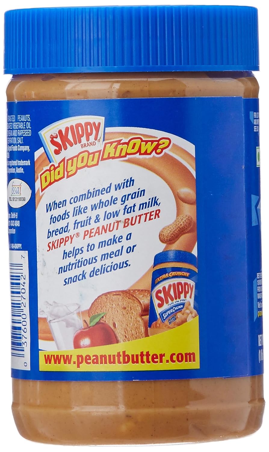 SKIPPY Peanut Butter Extra Crunchy Super Chunk, 462Gram