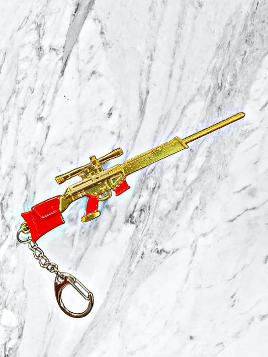 M82B Gun Keychain – Premium Metal PUBG Key Ring for Gamers & Collectors (Limited Edition)