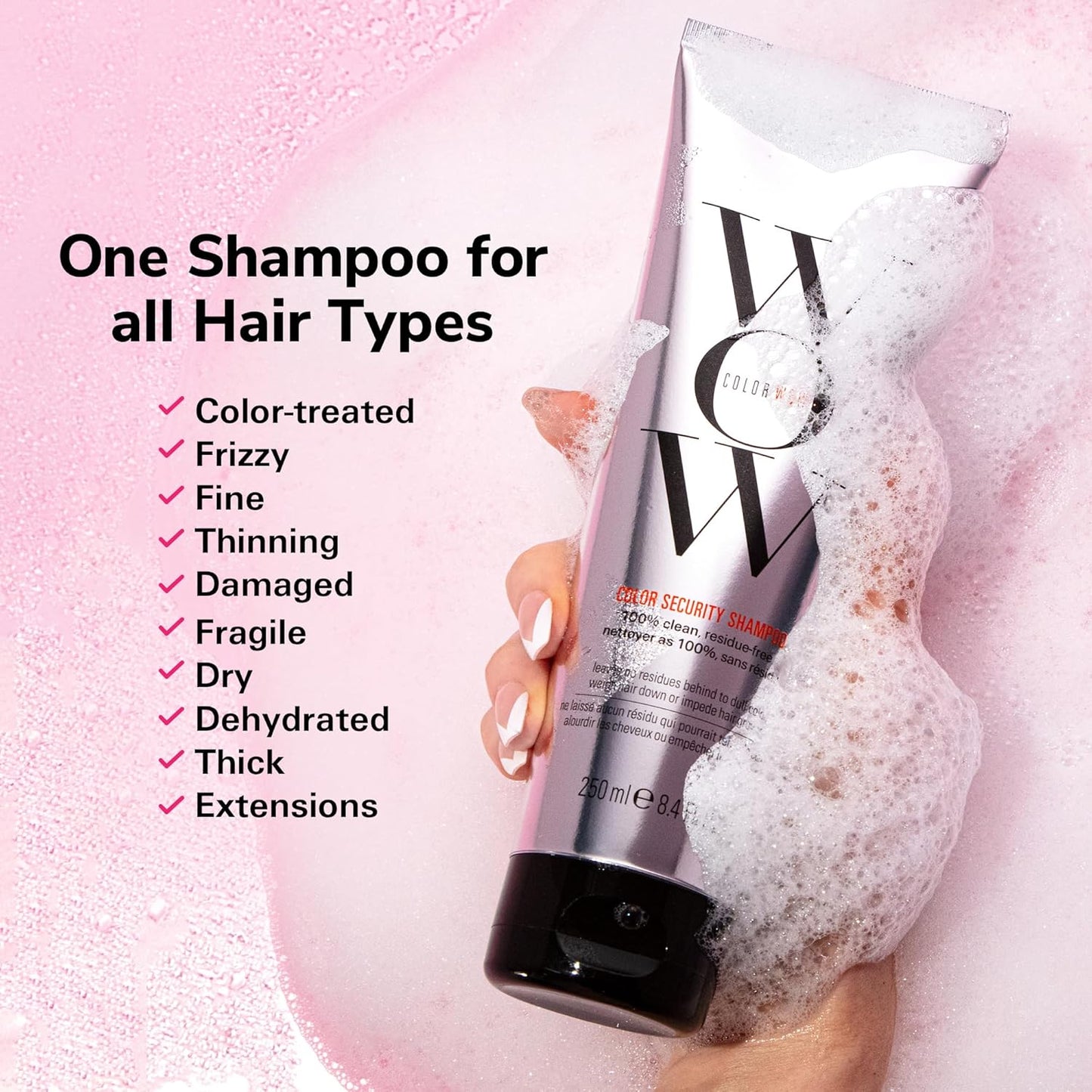 COLOR WOW Dream Clean Duo | Sulfate-Free Color Security Shampoo & Weightless Conditioner | Hydrates, Strengthens & Boosts Gloss | For Fine & Color-Treated Hair