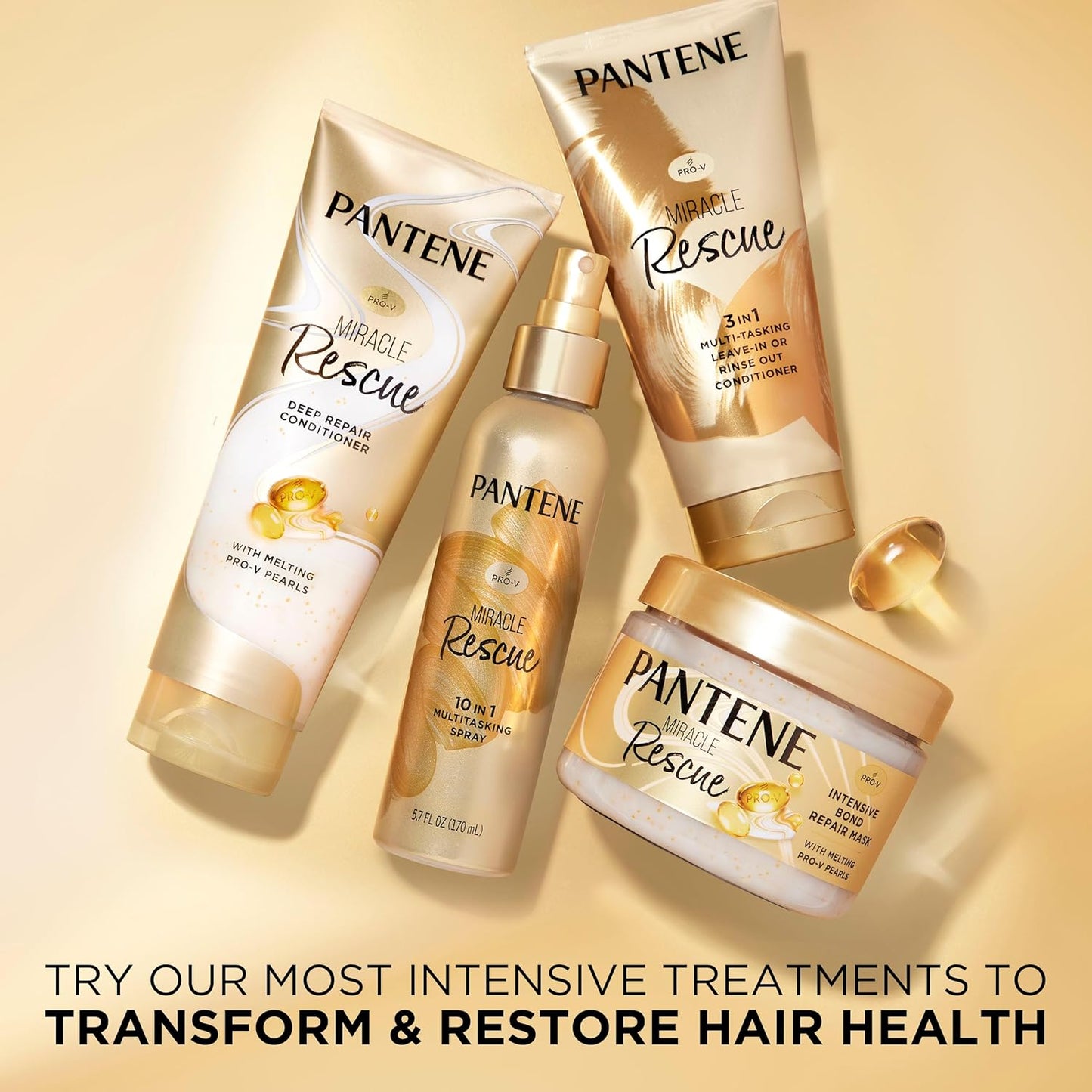 Pantene Miracle Rescue Hair Mask – Intensive Bond Repair for Damaged Hair