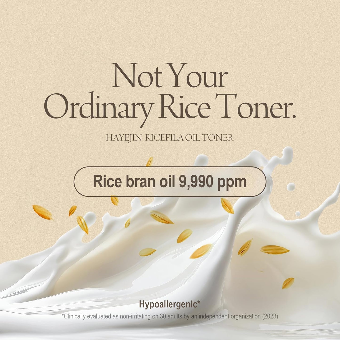 HAYEJIN RiceFila Oil Toner | 2-in-1 Korean Rice Toner & Cream with Niacinamide, Hyaluronic Acid & Peptides | Hydrating, Lightweight & Barrier Care (5.07 fl.oz)