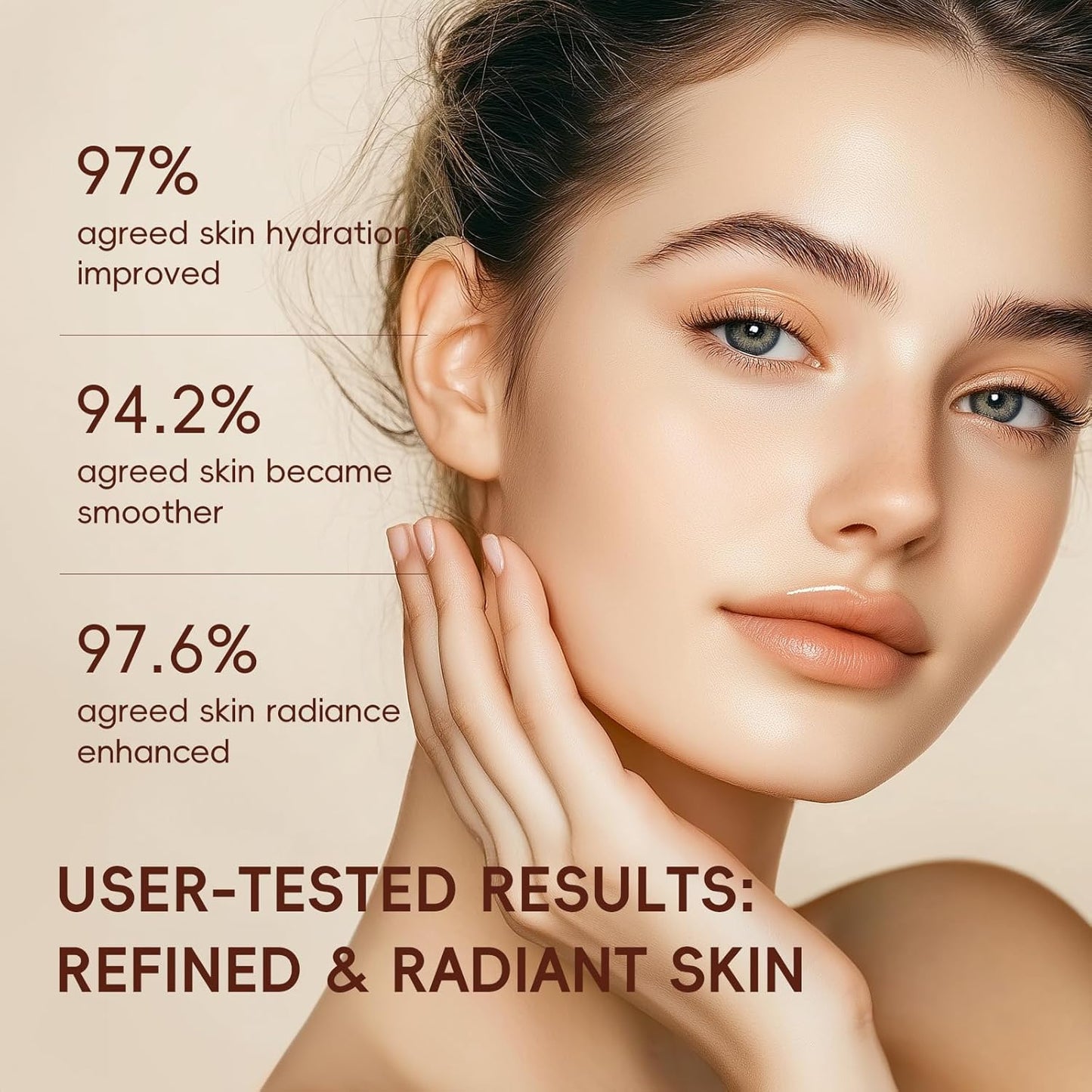 LAIKOU Korean Rice Skincare Set – Cleanser, Toner, Serum, Eye Cream & Moisturizer | 5-Piece Hydrating Face Care Kit for Women, Teens & Moms