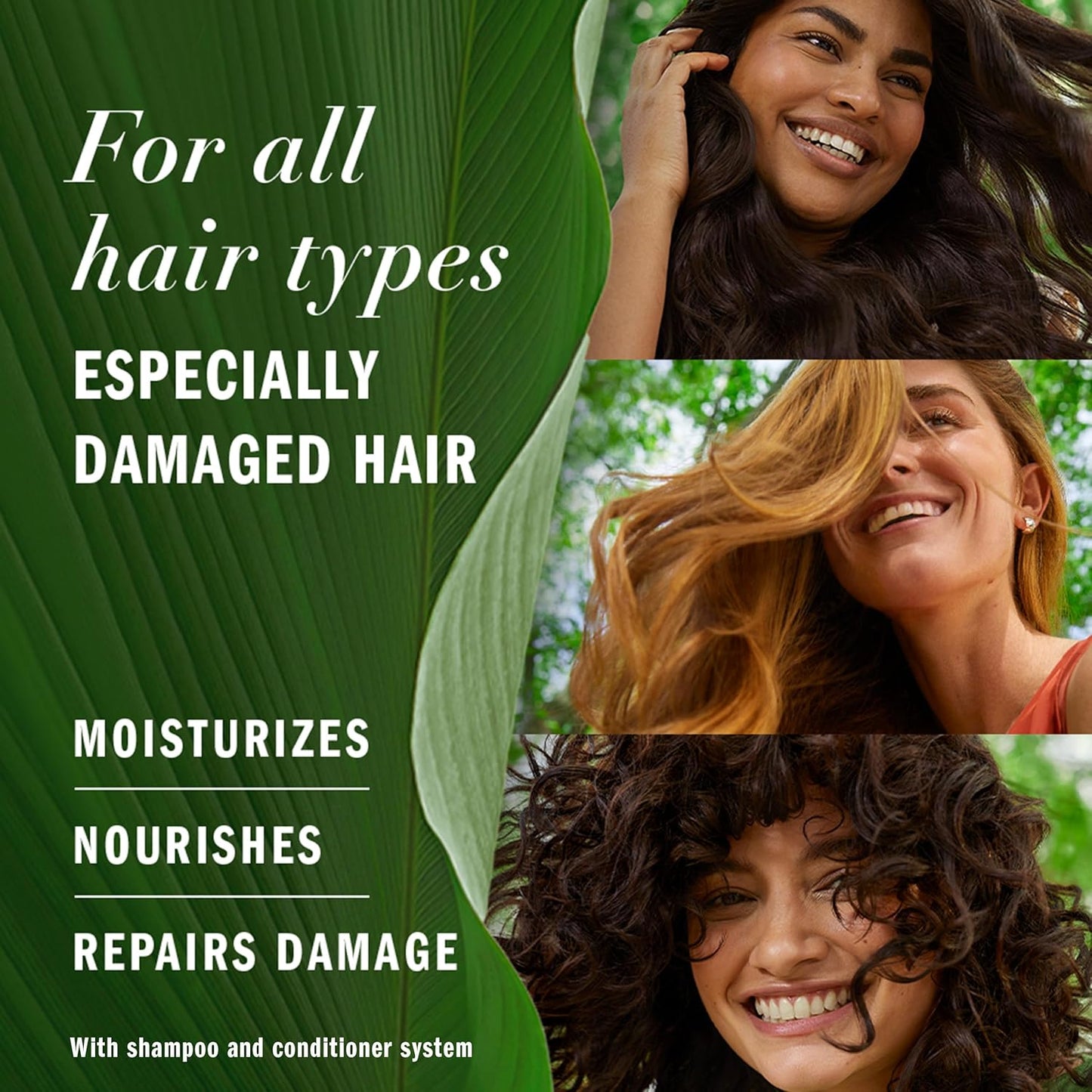 Herbal Essences Argan Oil Repair Shampoo & Conditioner Set | Moisturizing, Color-Safe, Paraben-Free, pH-Balanced | 20.2 fl oz, 2-Pack