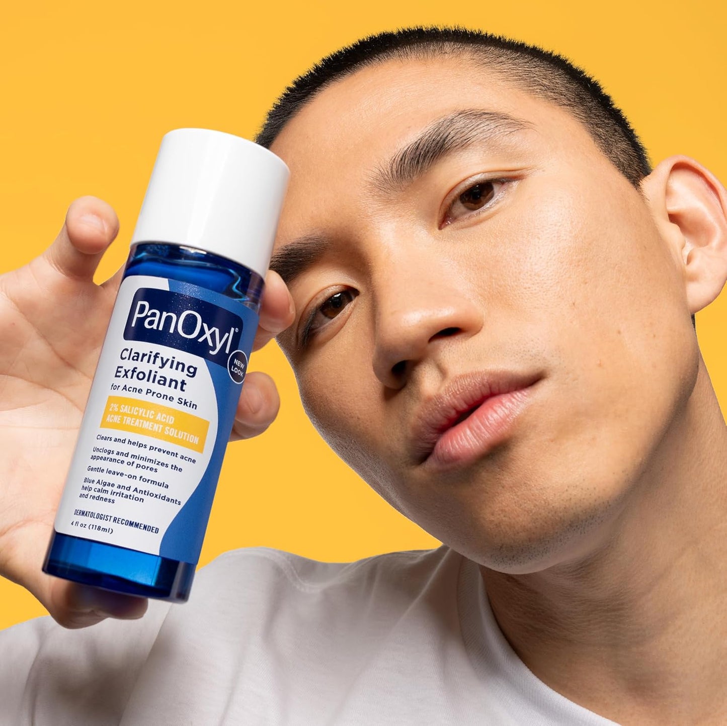 PanOxyl Clarifying Exfoliant 2% Salicylic Acid | BHA Acne Treatment for Clear, Smooth Skin | 4 fl oz