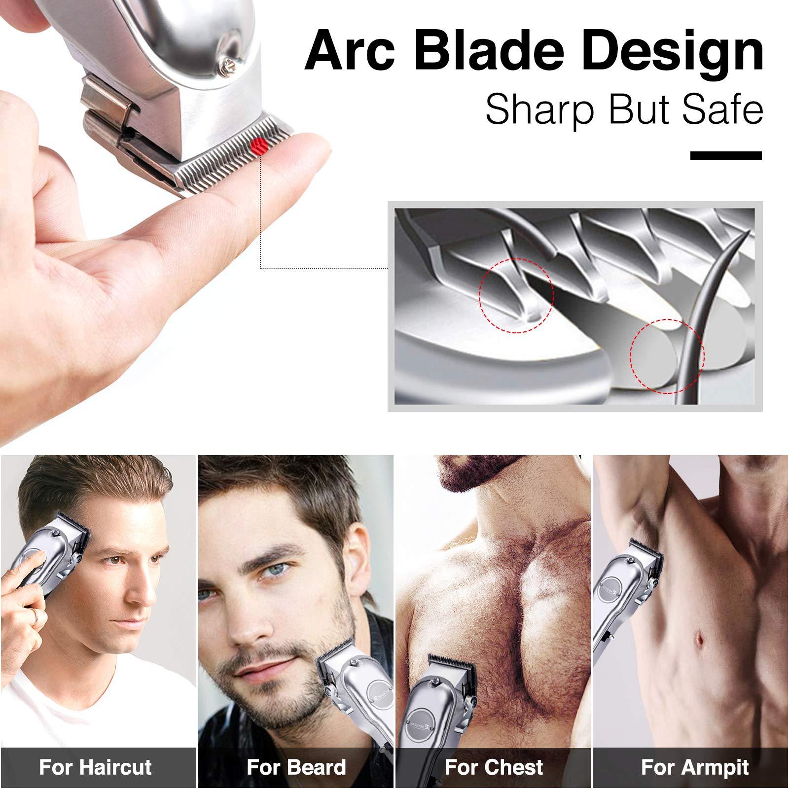 Men Hair Trimmer 3 in 1 IPX7 Waterproof Beard Trimmer Grooming Kit Cordless Hair Clipper for Women & Children LED Display USB Rechargeable Amazon Banned - LUXURY GLOW
