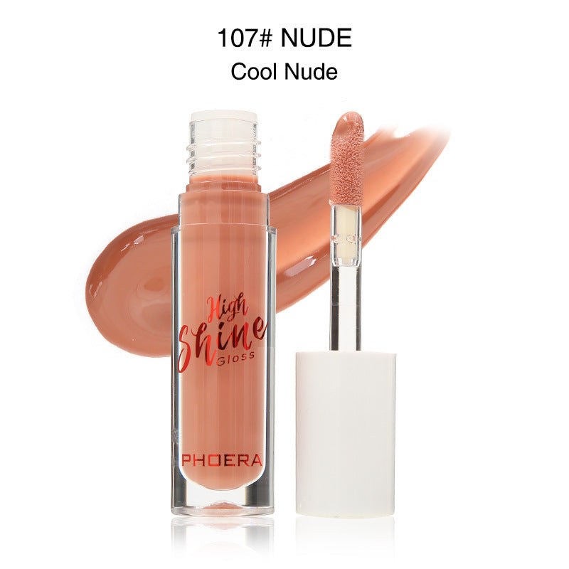 Bálsamo labial Crystal Jelly de PHOERA: brillo labial hidratante de larga duración