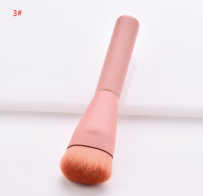 Juego de 10 brochas de maquillaje premium LuxuryGlow: mango de madera y diseño de doble punta