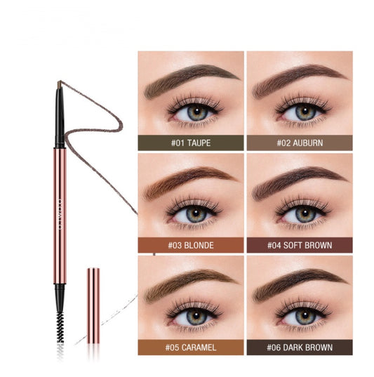 Lápiz de maquillaje para cejas resistente al agua O.TWO.O: Definidor natural de cejas de larga duración