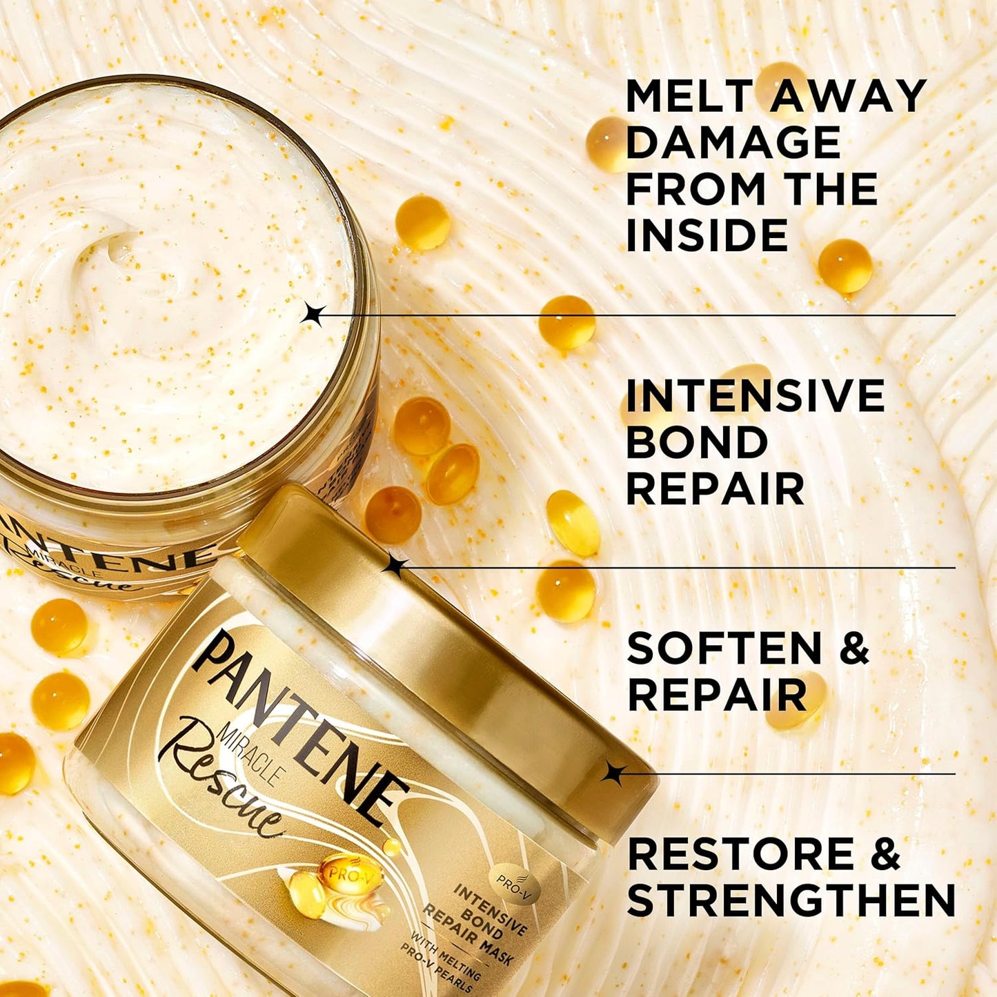 Pantene Miracle Rescue Hair Mask – Intensive Bond Repair for Damaged Hair