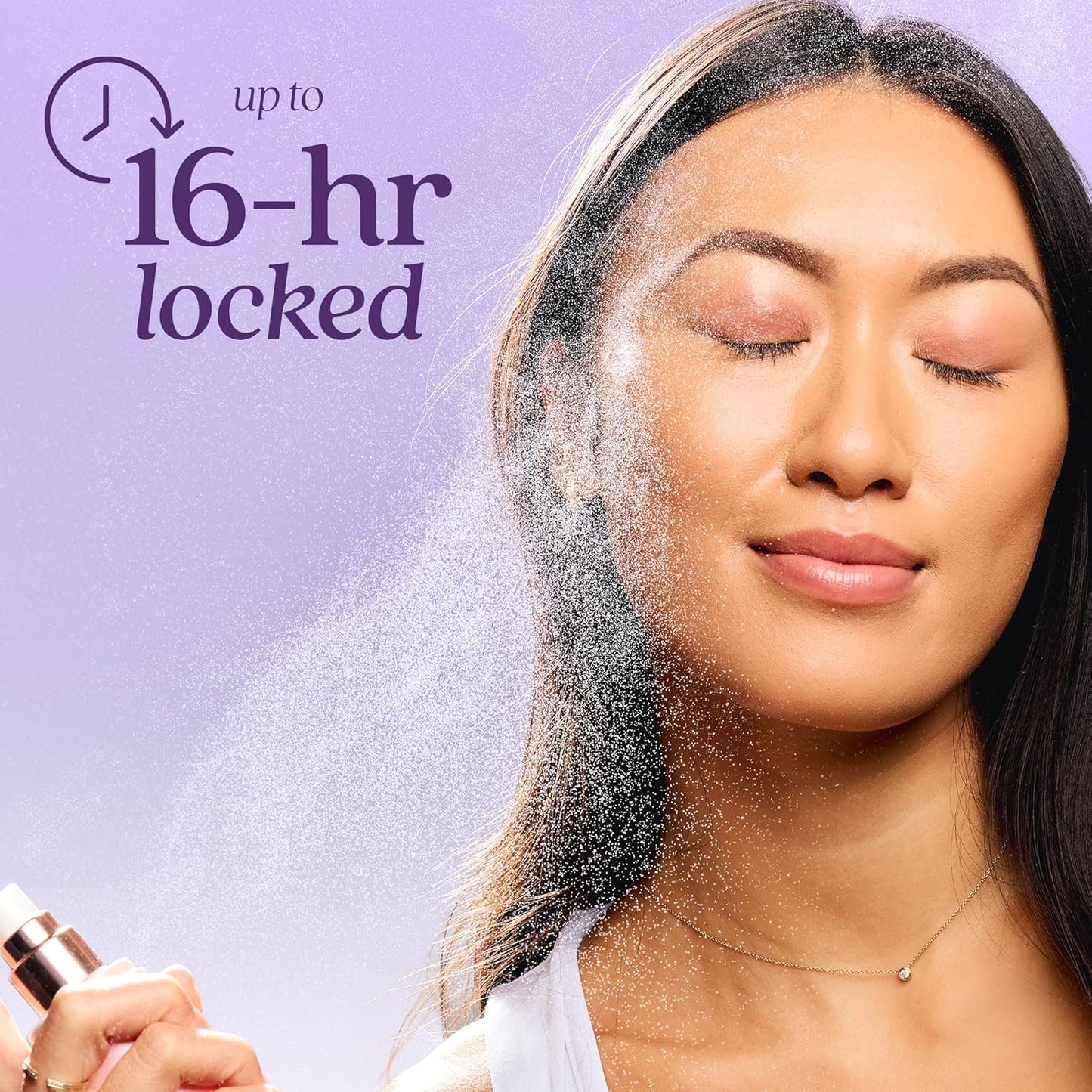 tarte Life Lock Hydrating Setting Spray – Makeup Setting Mist with Caffeine to Energize, Reduce Puffiness & Lock Makeup – Lightweight Formula for All Skin Types