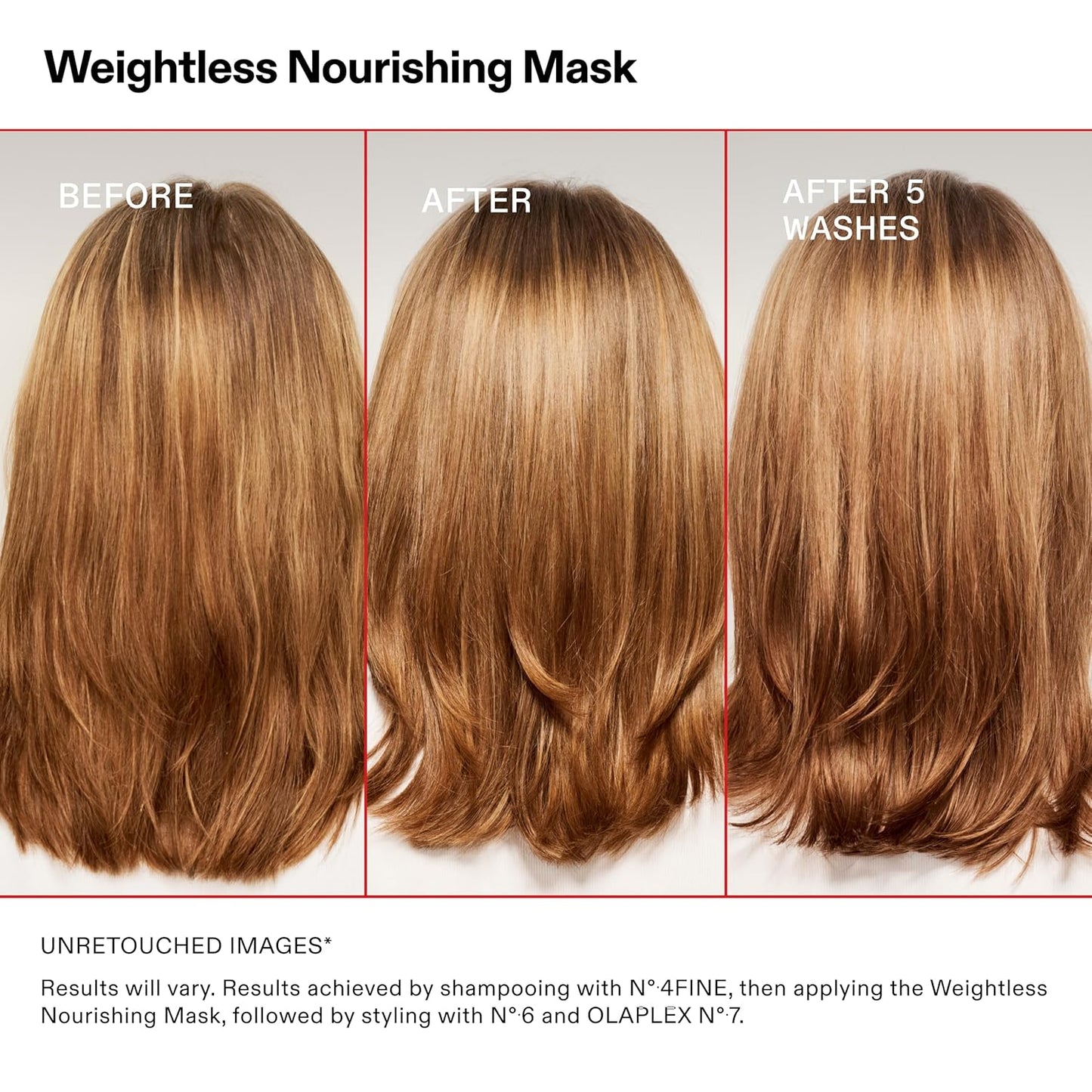 Olaplex Weightless Nourishing Mask – Hydrate, Volumize & Protect Fine to Medium Hair – 200ml / 6.7 fl oz