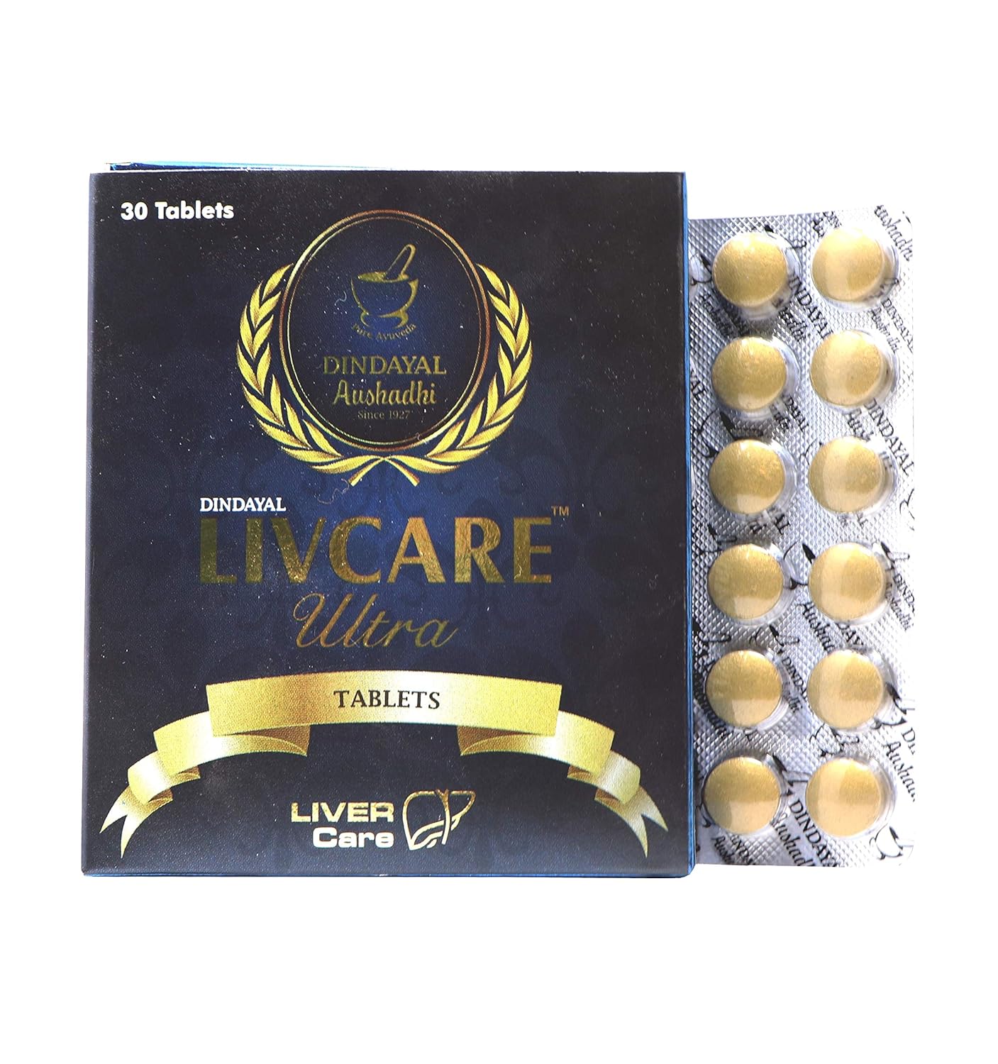 Dindayal Livcare Tablets | Ayurvedic Liver Support 30 Tabs