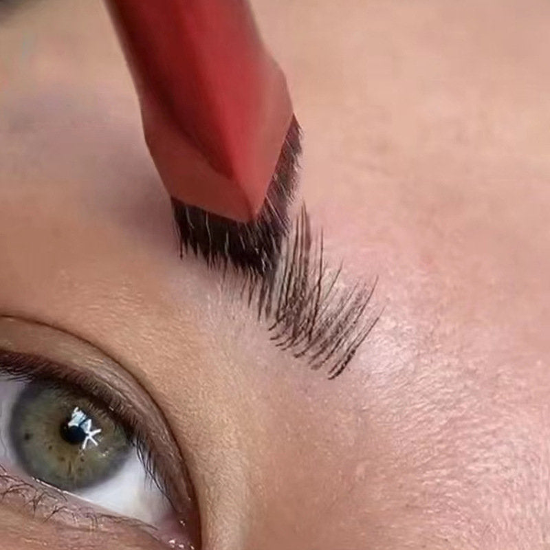 Pincel LuxuryGlow 3D Wild para cejas y línea del cabello: herramienta precisa para maquillaje y corrector