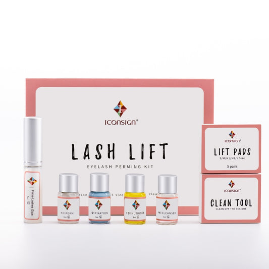 ICONSIGN Lash Lift Kit – Eyelash Perm for Long-Lasting Curl at Home - LUXURY GLOW