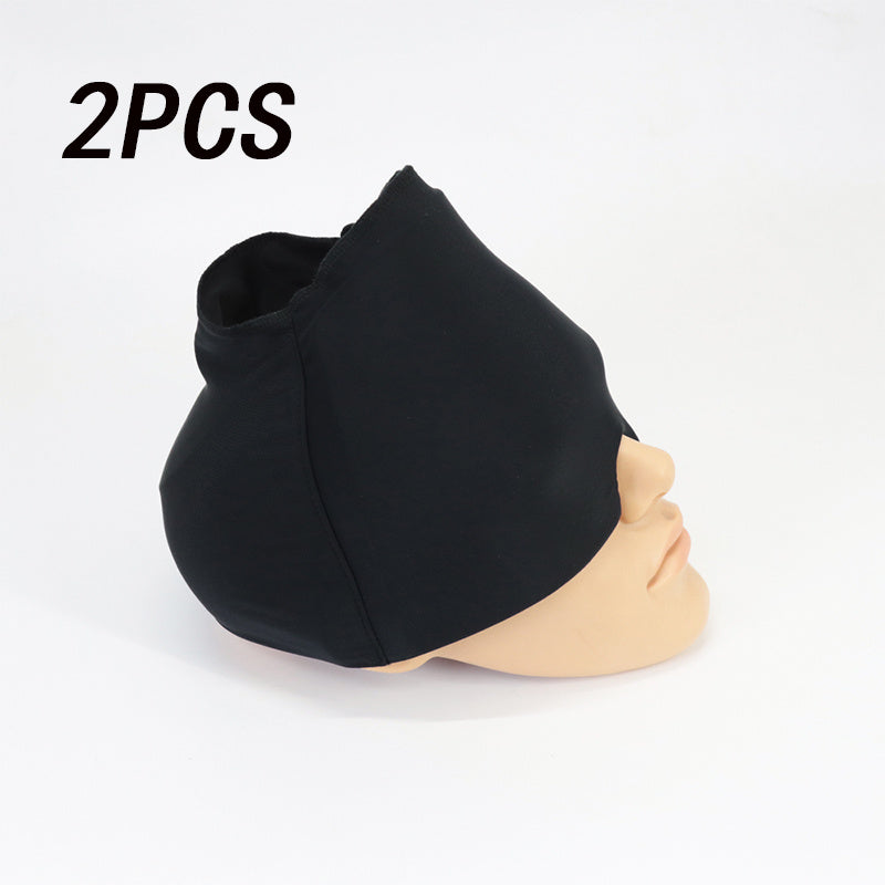 Gorro de terapia de frío LuxuryGlow 360° para aliviar la migraña con compresa de gel para cabeza y ojos