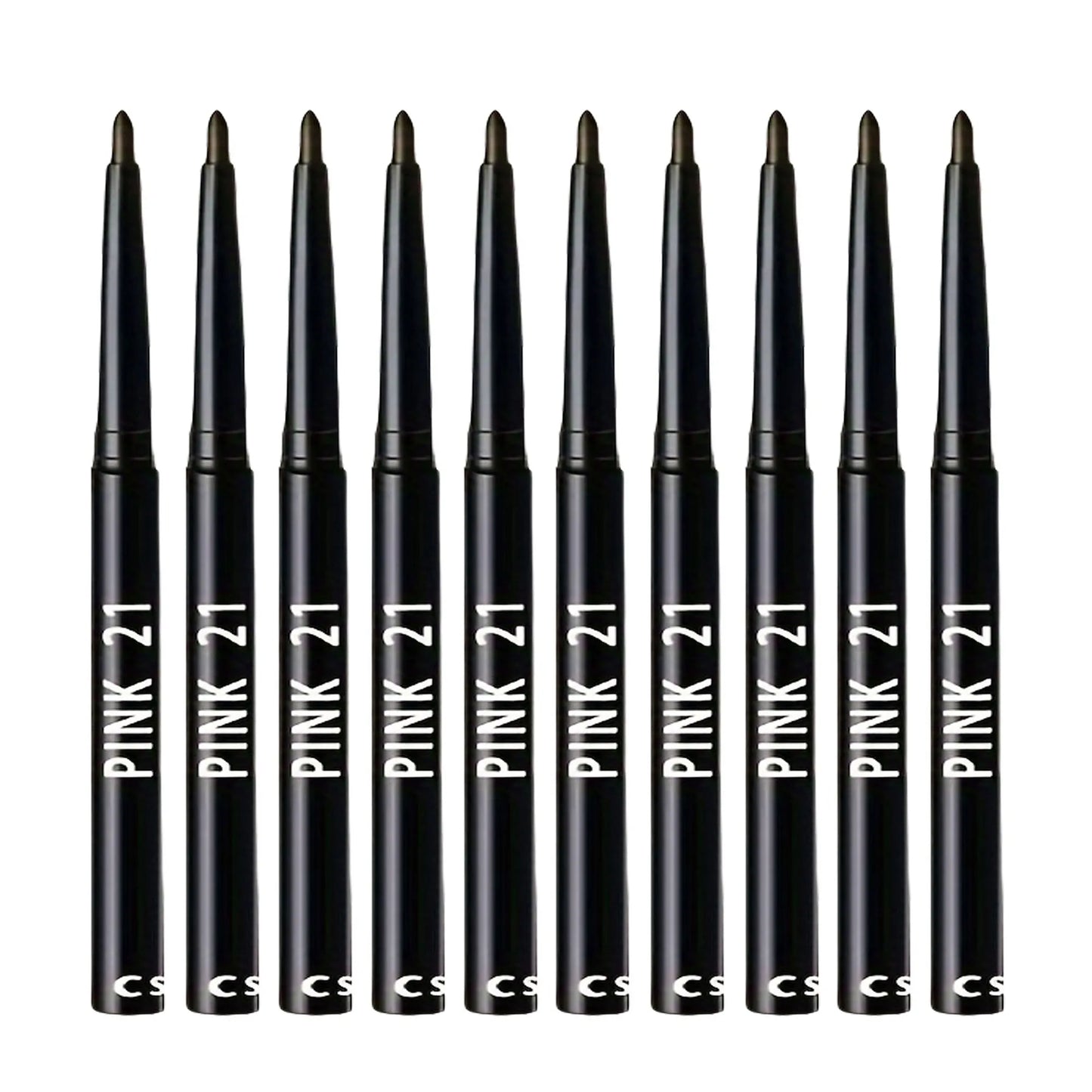LuxuryGlow 10PCS Twist-Up Eyeliner Pencil Set – Smudge-Proof, Long-Lasting, Easy-Glide