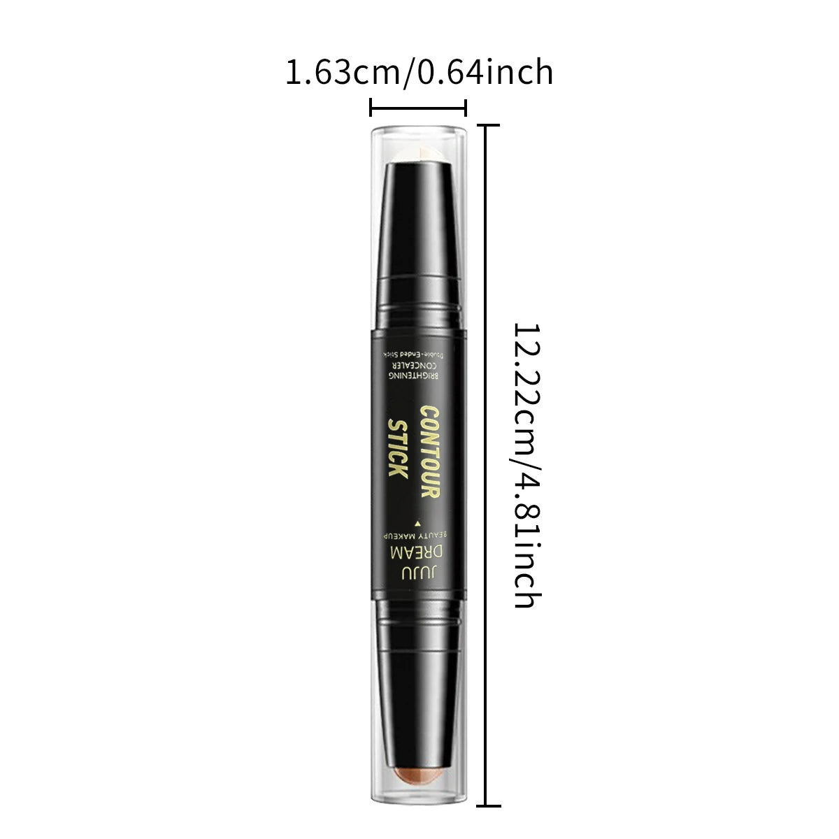JUJU Dream Barra de contorno y corrector de doble punta: corrector de ojeras de larga duración