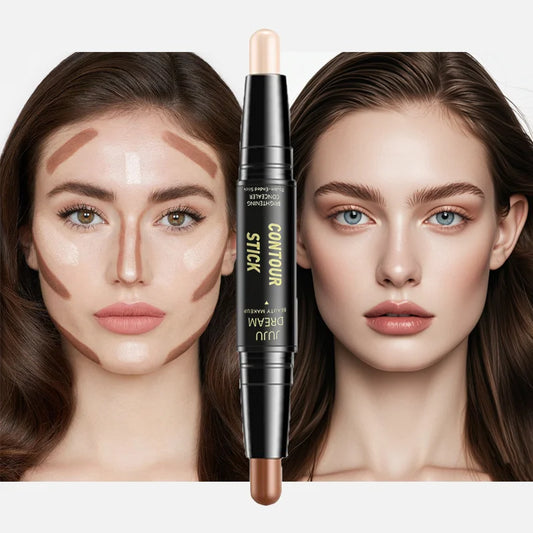 JUJU Dream Barra de contorno y corrector de doble punta: corrector de ojeras de larga duración