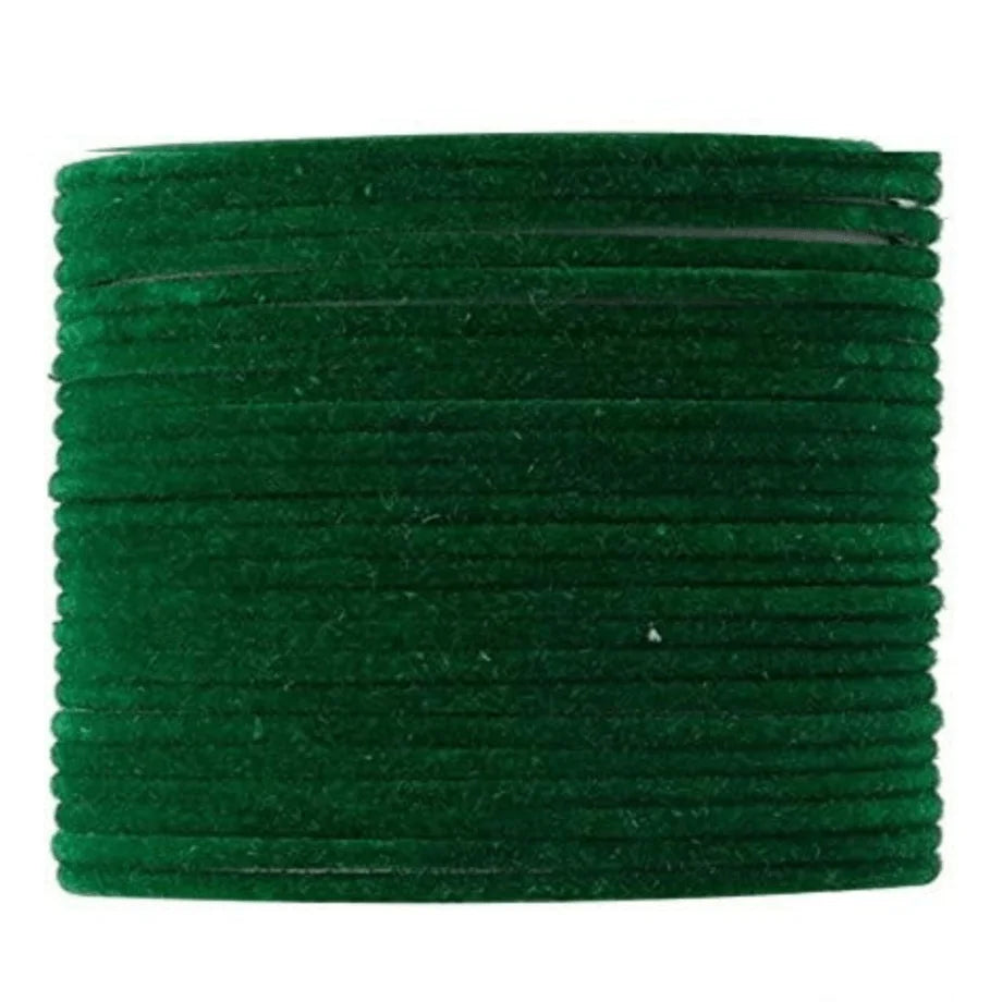 LuxuryGlow Velvet Bangles  Ethnic Metal  – Set of 24 Handmade in Jaipur |