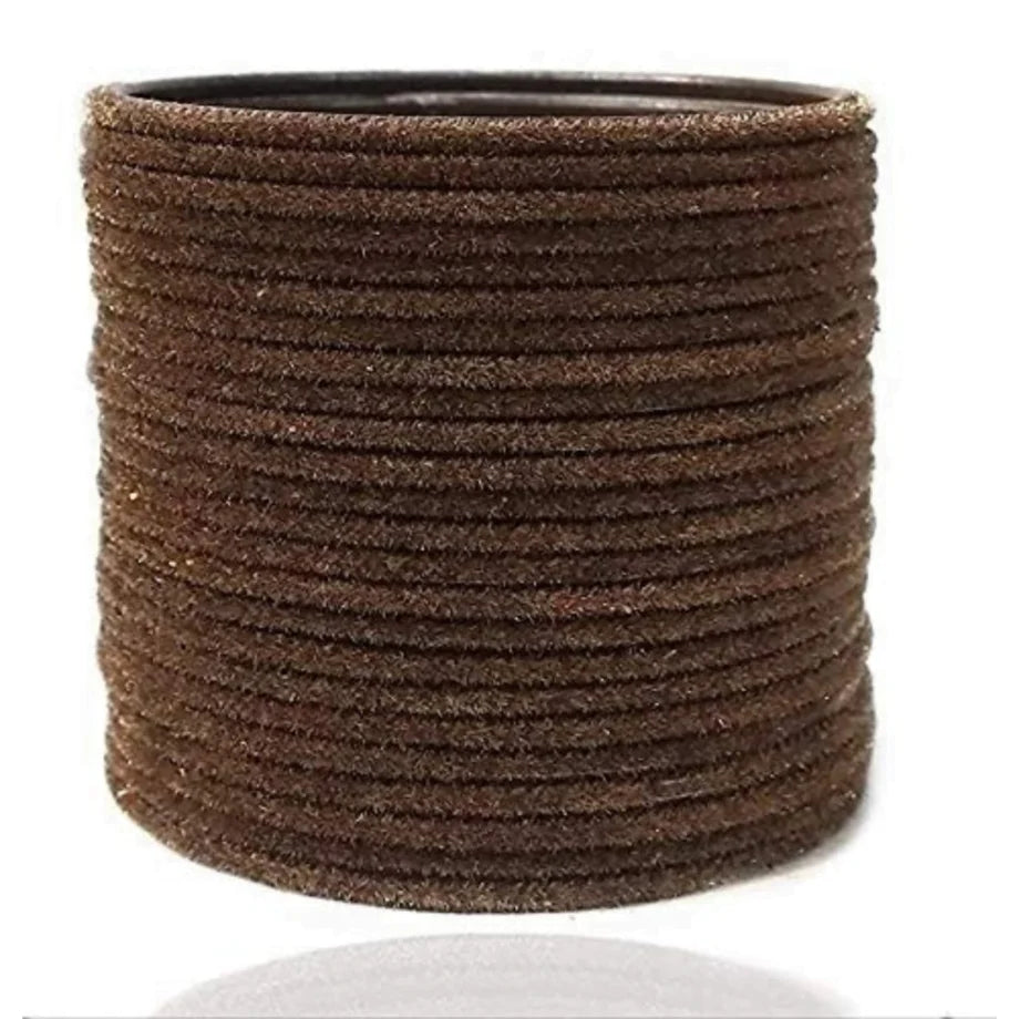 LuxuryGlow Velvet Bangles  Ethnic Metal  – Set of 24 Handmade in Jaipur |