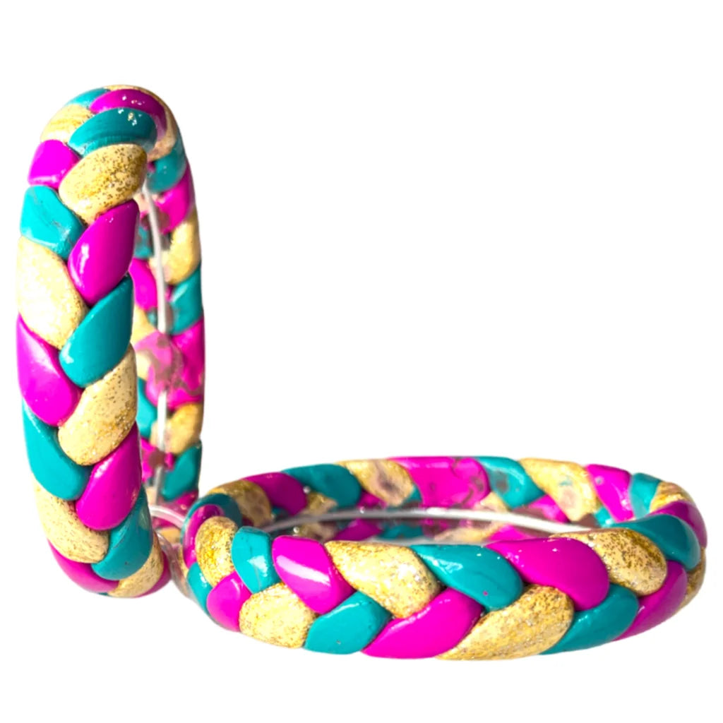 LuxuryGlow Lac Bangles Handmade Rajasthani Lac Bangles – Blue Rani Cream with Golden Zari | LuxuryGlow