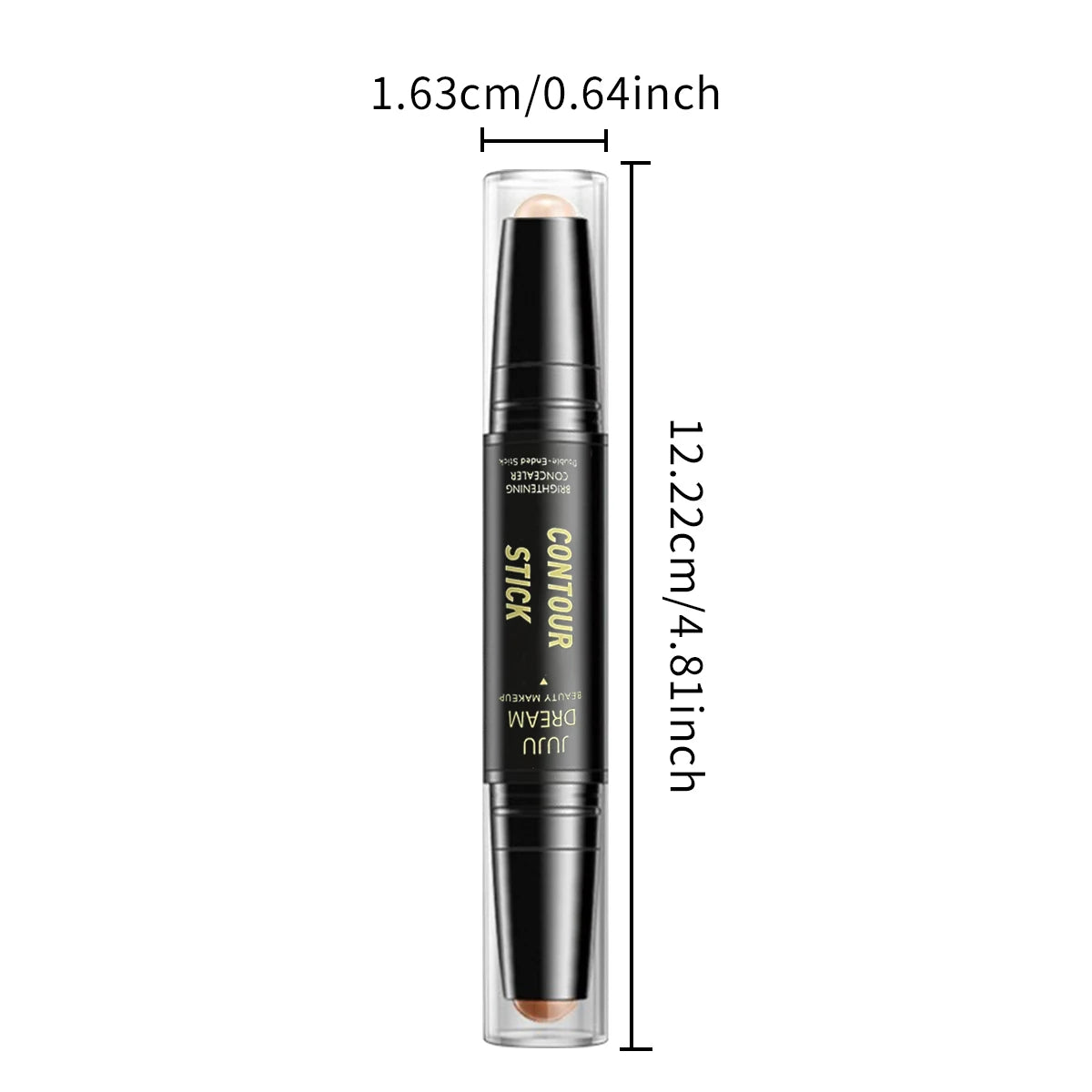 JUJU Dream Barra de contorno y corrector de doble punta: corrector de ojeras de larga duración