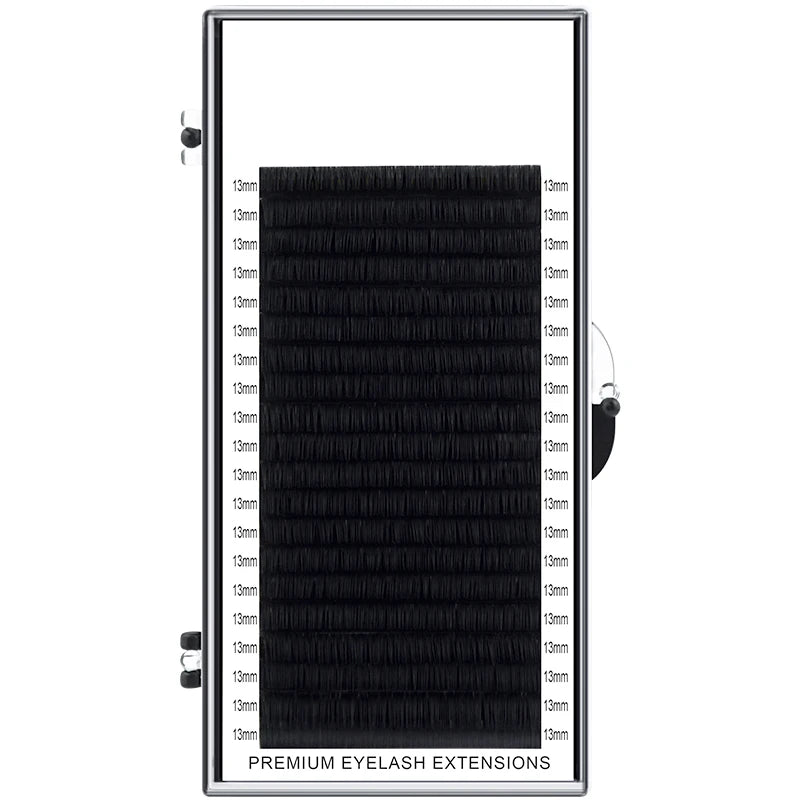 H&L Classic Faux Individual Eyelash Extensions – 20 Rows Soft Black Lashes C150
