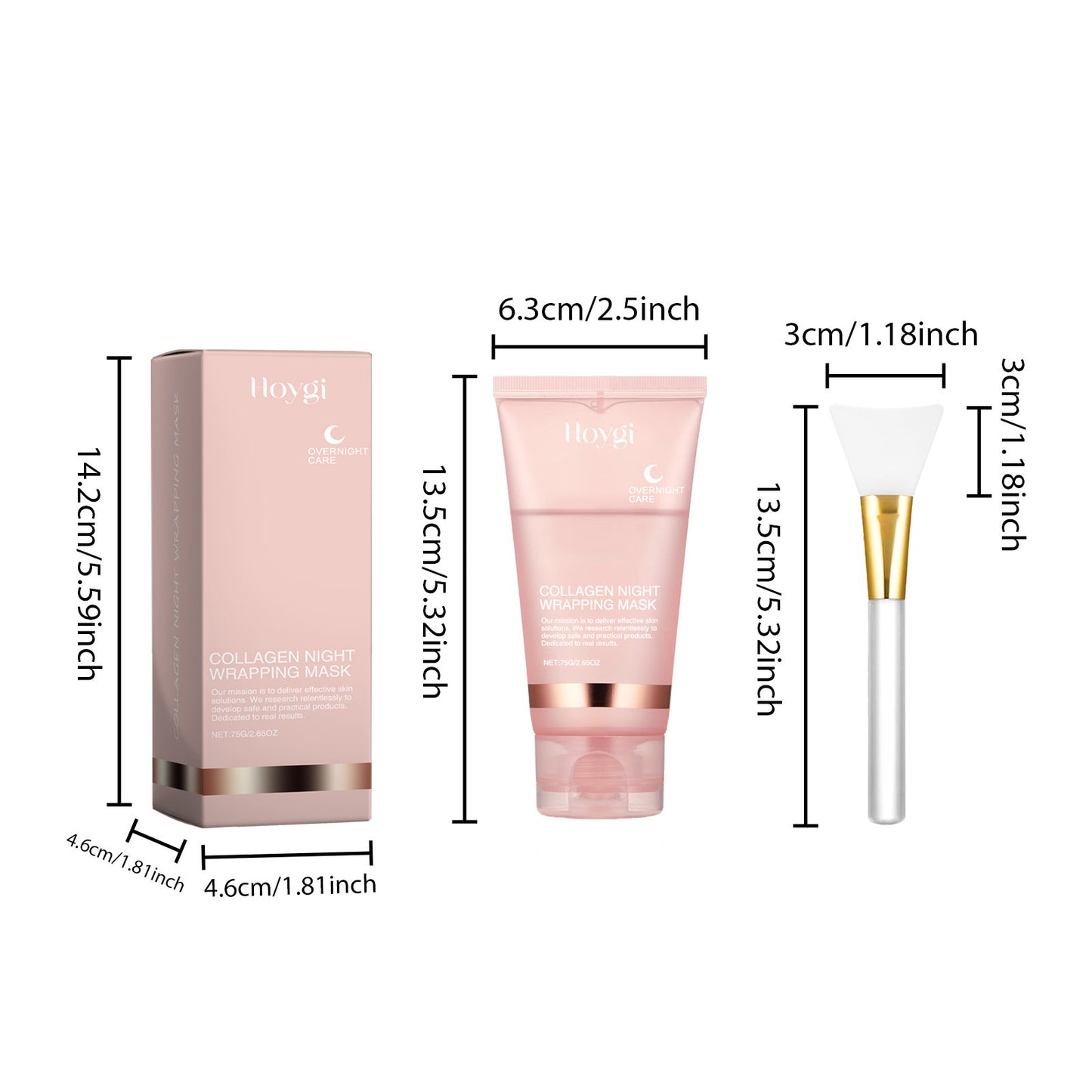 eelhoe Collagen Overnight Peel‑Off Mask Set – Korean Night‑Wrap for Deep Hydration, Brightening & Firming