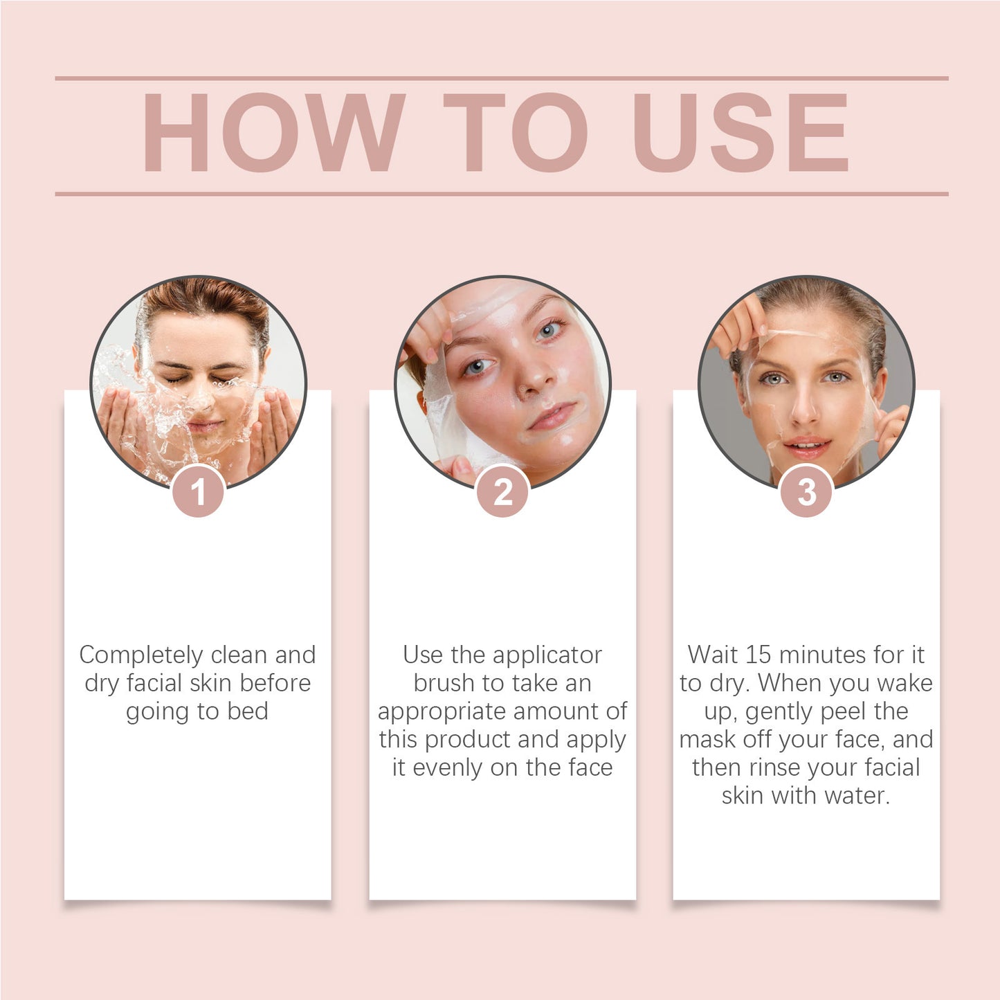 eelhoe Collagen Overnight Peel‑Off Mask Set – Korean Night‑Wrap for Deep Hydration, Brightening & Firming
