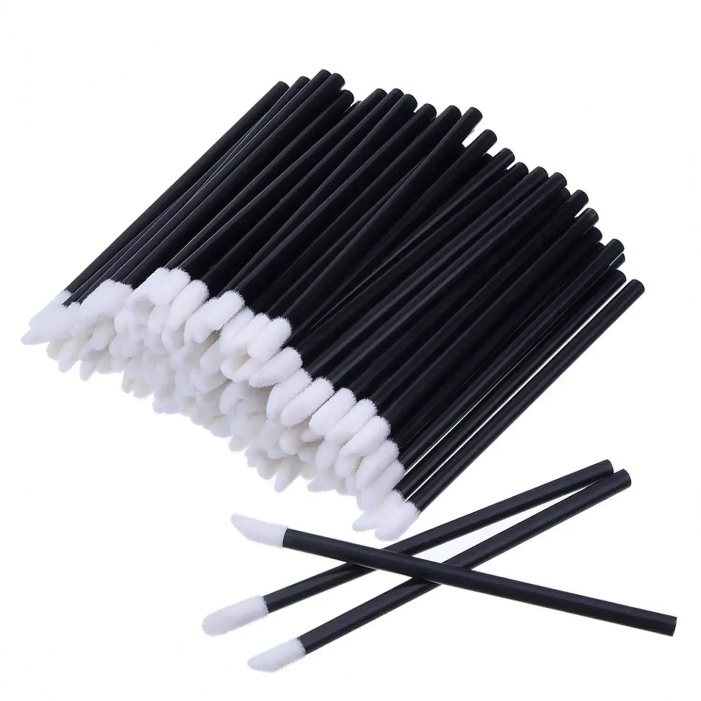 Aplicadores de brillo labial desechables CNKESS (50/100 pinceles suaves)