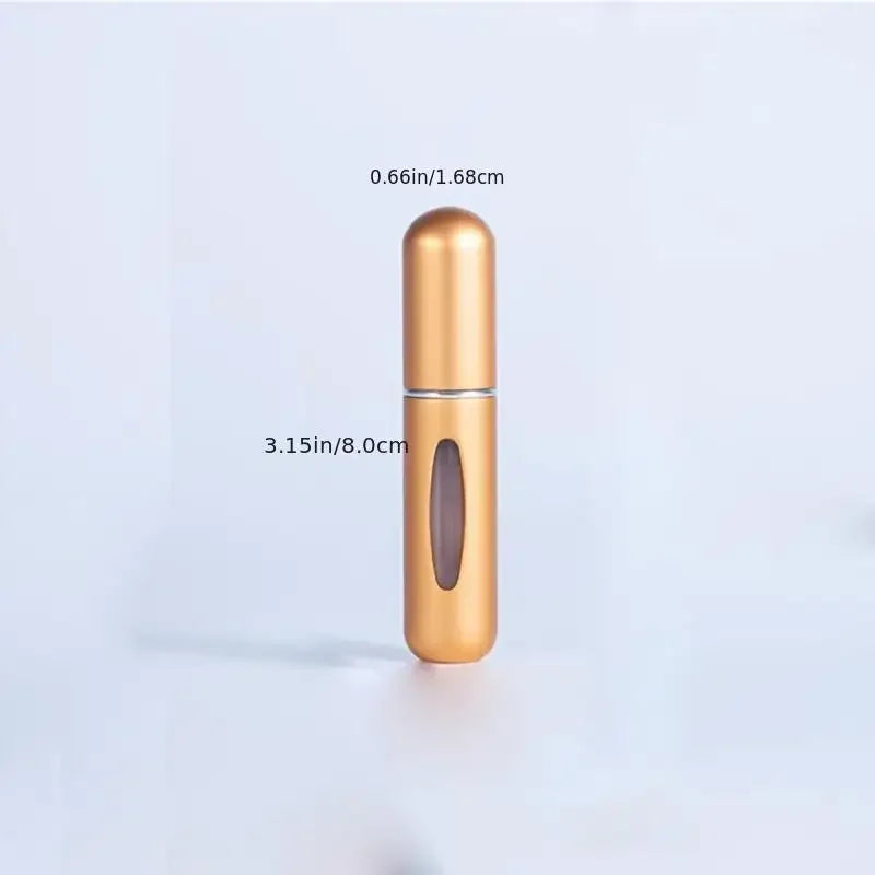 LuxuryGlow 5ml Refillable Perfume Spray Bottle | Portable Mini Atomizer for Travel