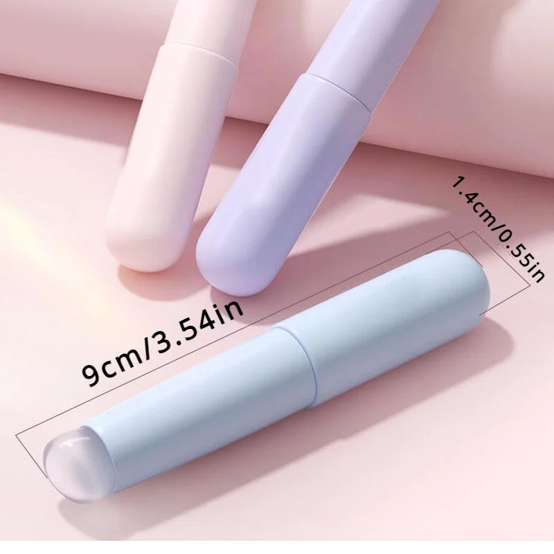 WRDEW Silicone Lip Brush with Cap | Portable Lipstick & Balm Applicator