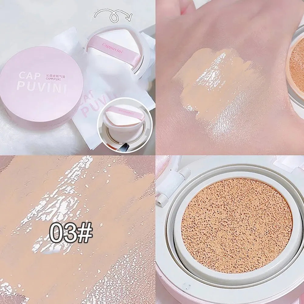 Cappuvini Liquid Air Cushion Concealer – Long-Lasting Brightening Foundation