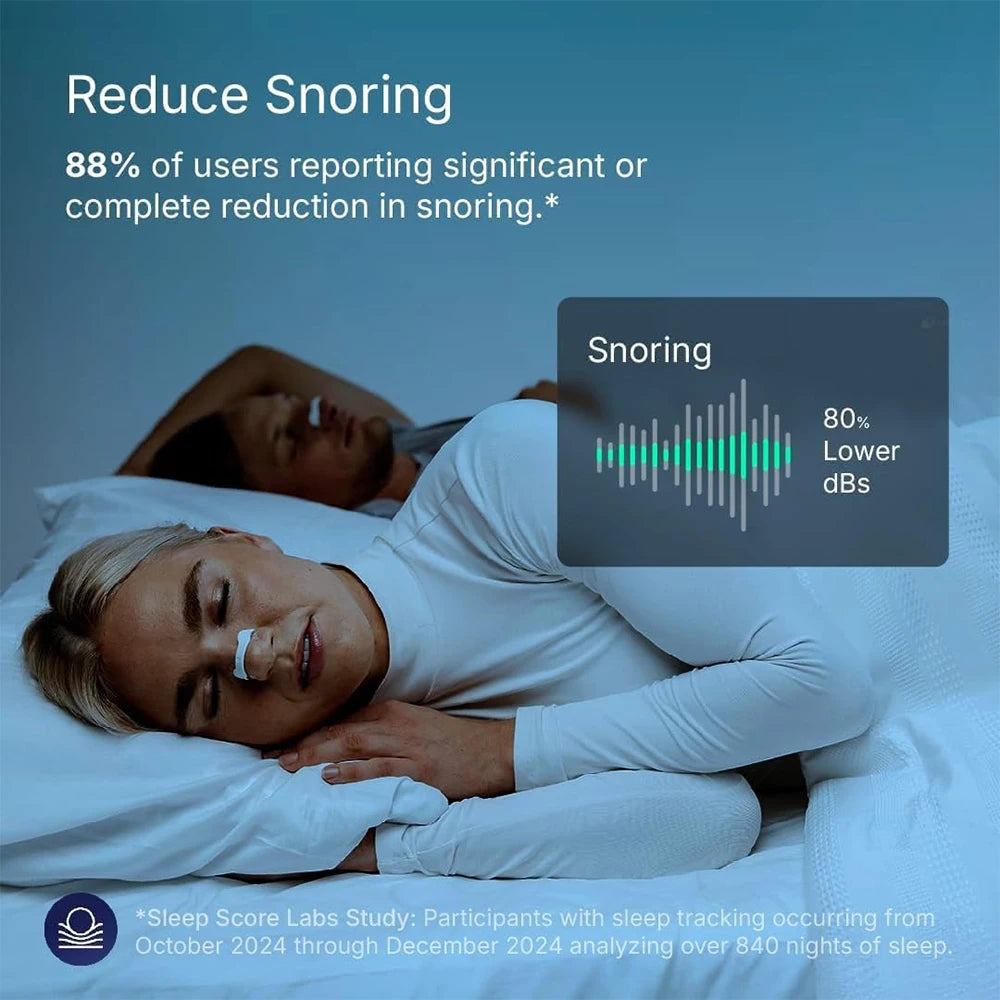 LuxuryGlow Skin Safe Magnetic Nasal Strips – Anti-Snoring & Breathing Aid Starter Kit