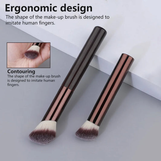 LuxuryGlow Seamless Finish Foundation Brush — Soft Fiber, Flawless Application & Smooth Coverage
