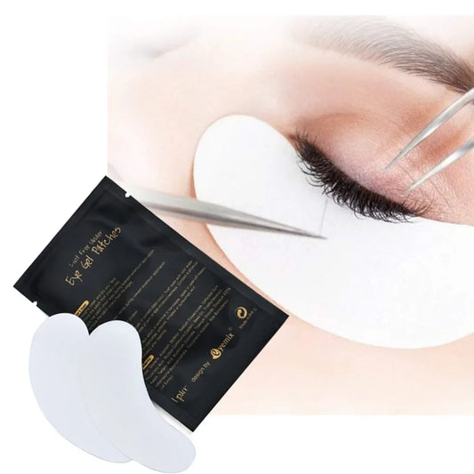 PANLWJ 50 Pairs Lint-Free Under Eye Gel Pads for Eyelash Extension