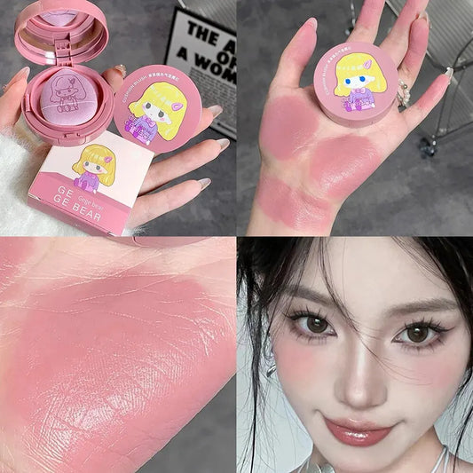 Gege Bear Cushion Blush by Gege Bear – Long-Lasting, Blendable & Whitening Finish