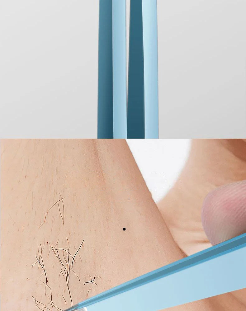 OURINER Colorful Stainless Steel Eyebrow Tweezer – Slanted Precision Hair Remover