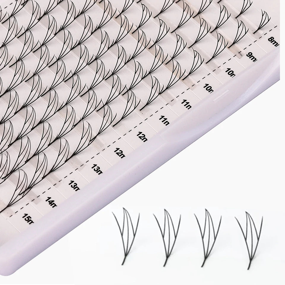 lashrujade Premade Volume Fan Lashes – Soft Faux Mink, Natural Look for Salon & DIY Use