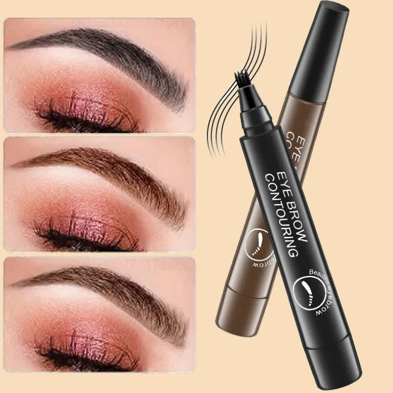 OREADEX 4-Point Eyebrow Pencil – Waterproof, Long-Lasting Natural Brow Pen