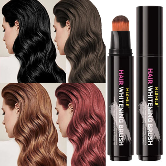 LuxuryGlow Disposable Hair Color Brush Stick – Temporary White Hair Concealer with Natural Plant Extracts (20ml)