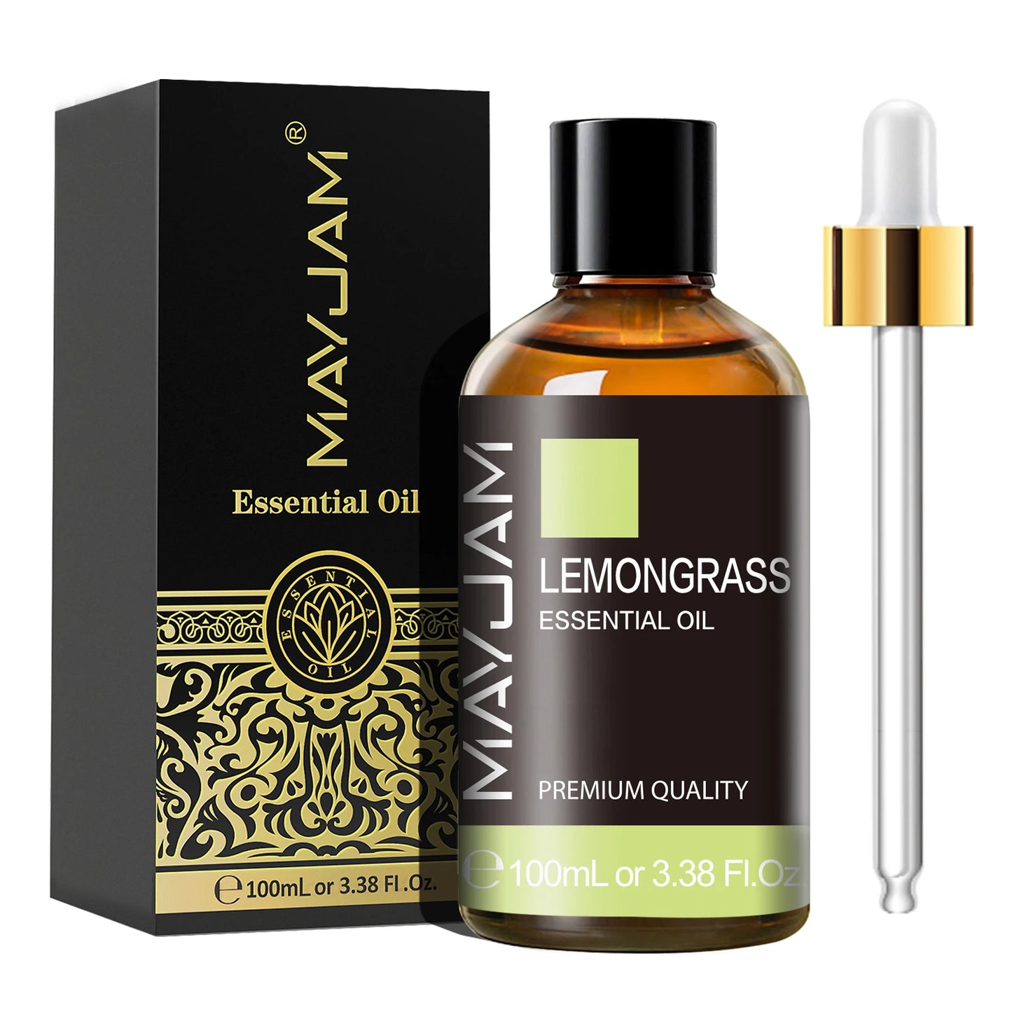 Aceite esencial puro MAYJAM 100 ml: aceite de aromaterapia con gotero para humidificadores, velas y difusores