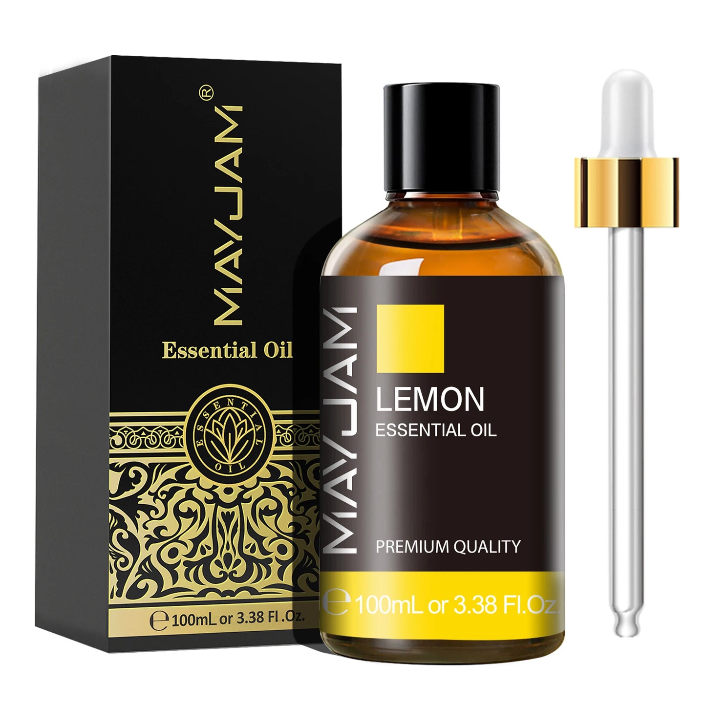 Aceite esencial puro MAYJAM 100 ml: aceite de aromaterapia con gotero para humidificadores, velas y difusores