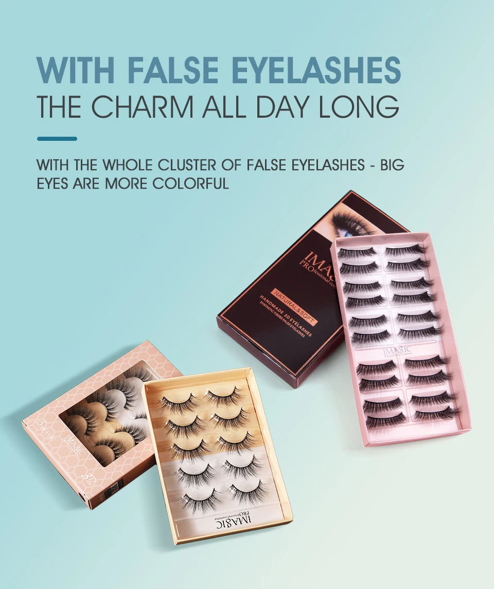 غراء تمديد الرموش من IMAGIC | مقاوم للماء، سريع الجفاف، يدوم طويلًا (5 مل)