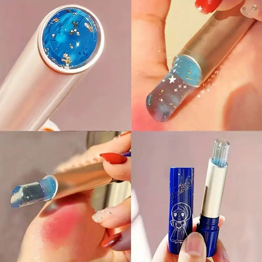 Lápiz labial LuxuryGlow Star Brilliant Crystal que cambia de color: hidratante y resistente al agua