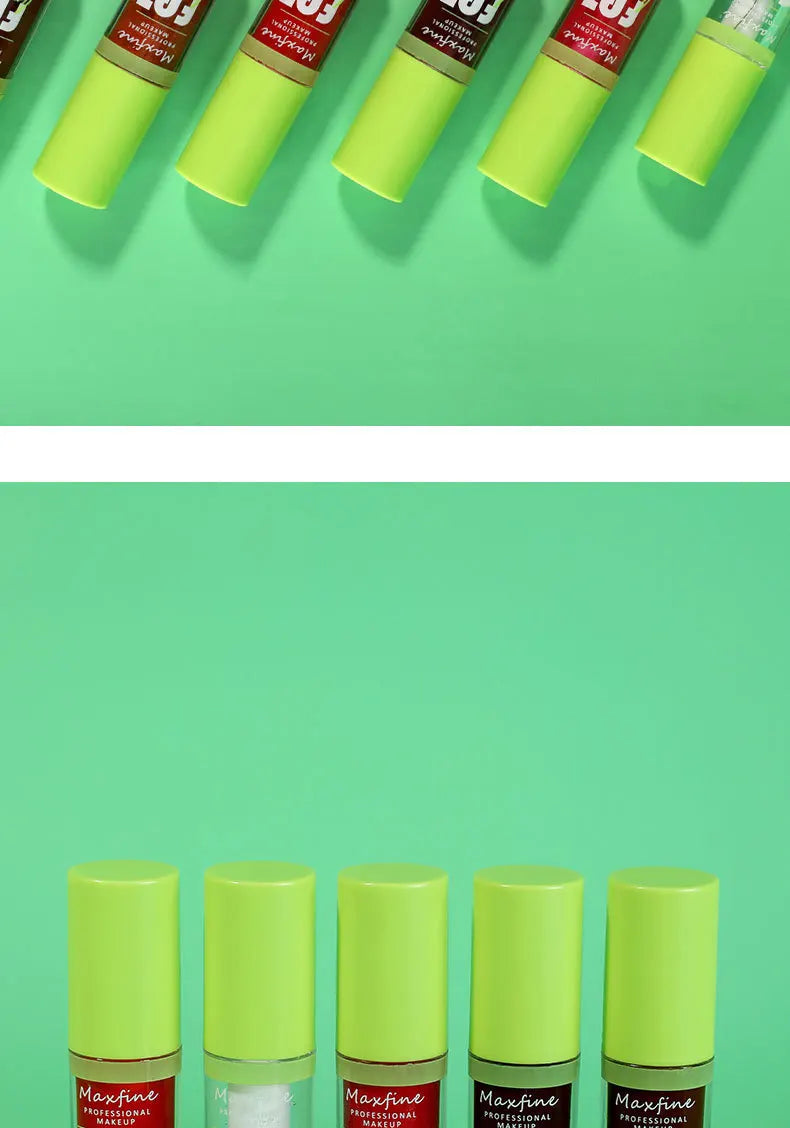 Brillo de labios resistente al agua MAXFINE: brillo hidratante, duradero y antiadherente.