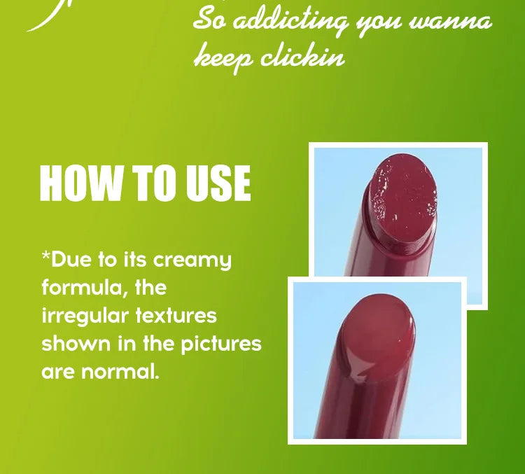 MLSMILE 3-in-1 Press Lipstick Set – Long-Lasting, Moisturizing, High-Shine Gloss